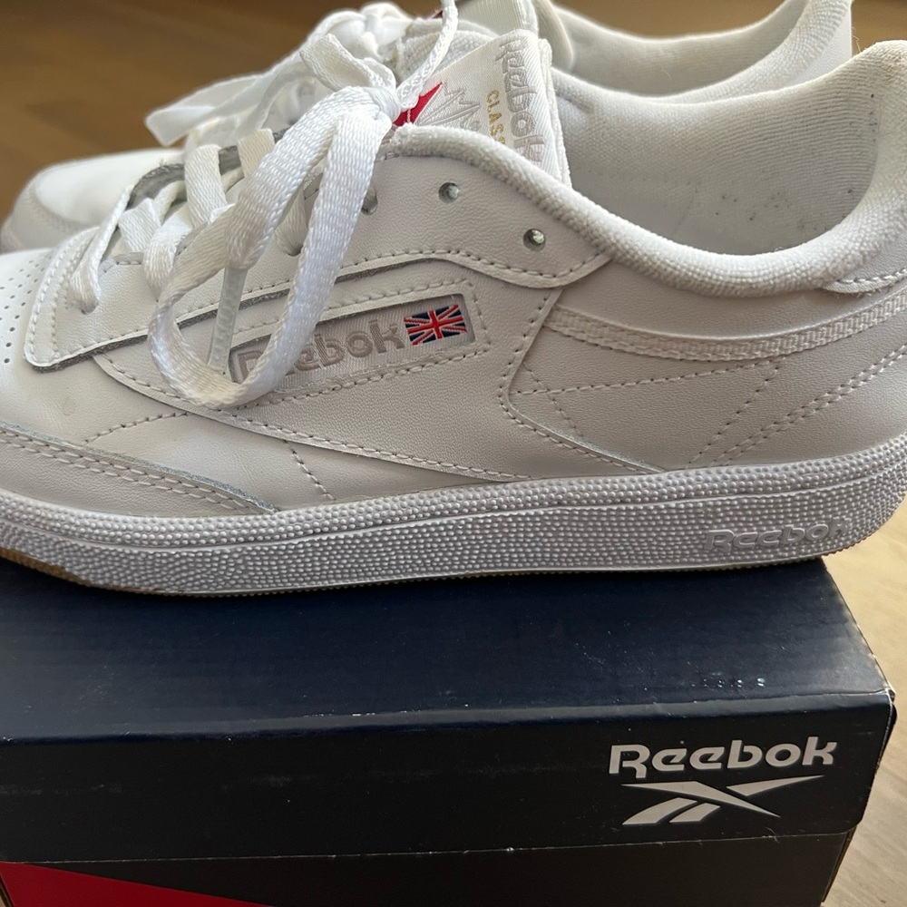 Reebok Classic White Leather Sneakers
